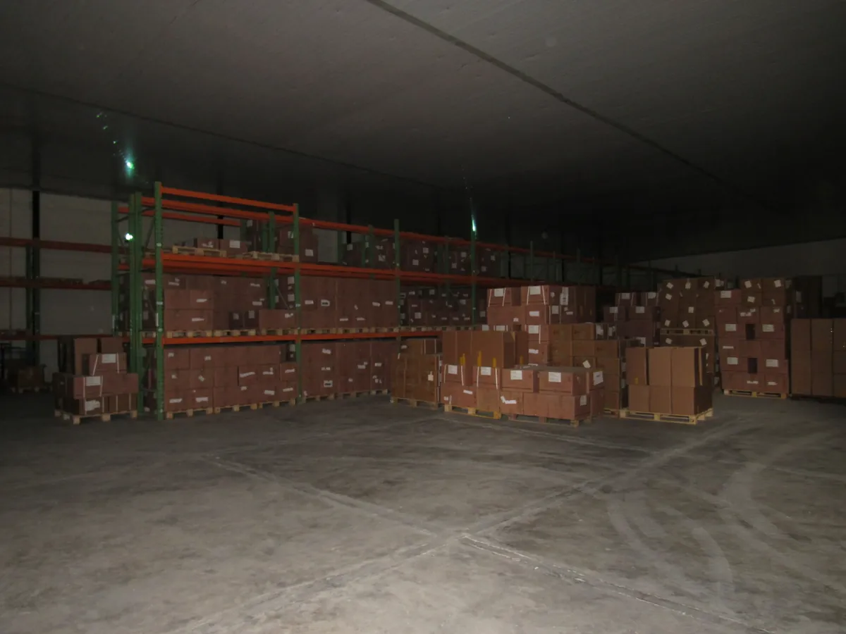 Racks of stock in the store – Tibleino General Trading